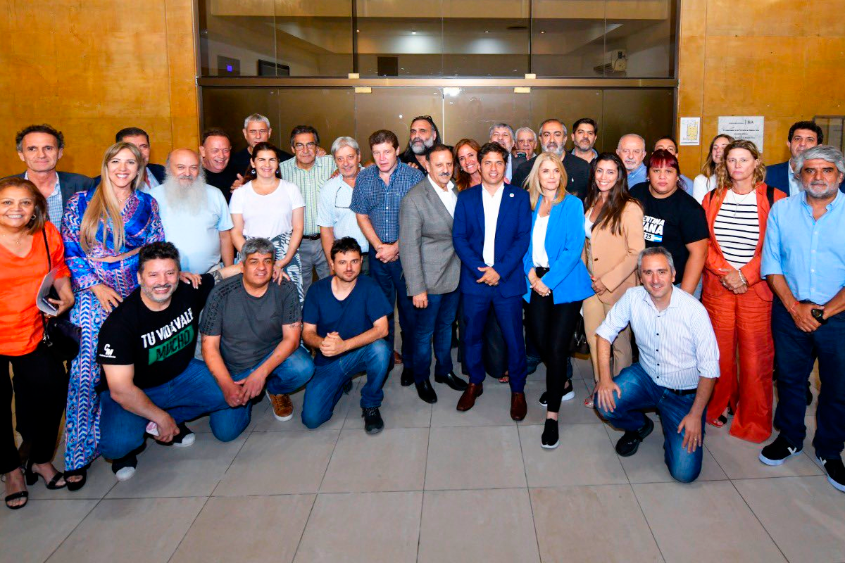 Previo al paro de la CGT, Melella se muestra cerca de Kicillof, Moyano y Grabois