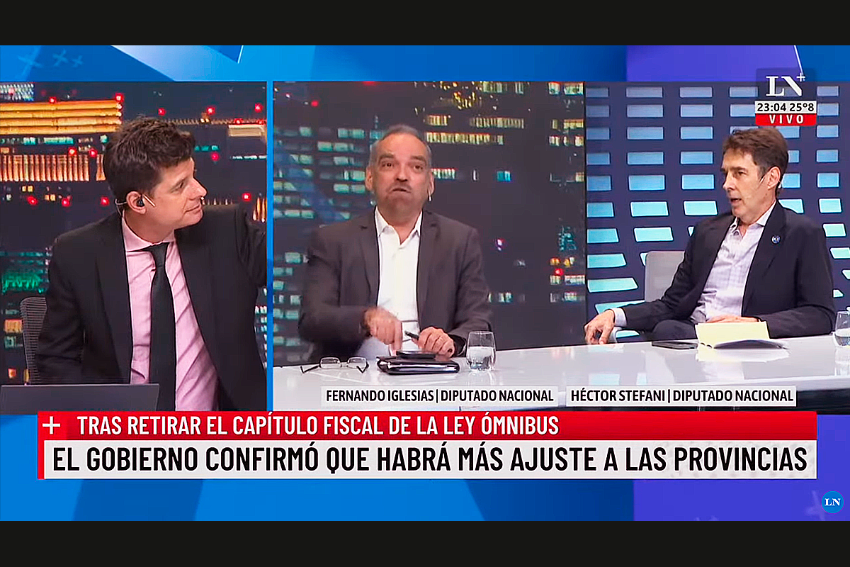 Ms embates: Fuerte cruce de Stefani con Iglesias en La Nacin + por la industria fueguina